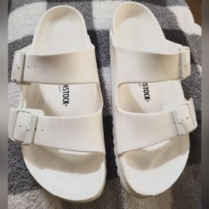Birkenstock Arizona EVA White Sandals size 39